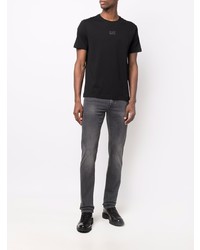 Jean skinny gris foncé Incotex