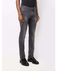 Jean skinny gris foncé Incotex