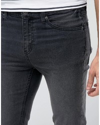 Jean skinny gris foncé Cheap Monday