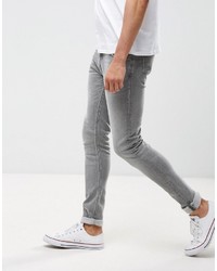 Jean skinny gris Nudie Jeans