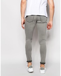 Jean skinny gris Pull&Bear