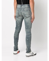 Jean skinny imprimé bleu clair Haculla