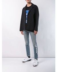 Jean skinny imprimé bleu clair Off-White