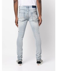 Jean skinny imprimé bleu clair Ksubi