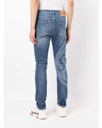 Jean skinny imprimé bleu Iceberg