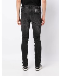 Jean skinny imprimé gris foncé Ksubi