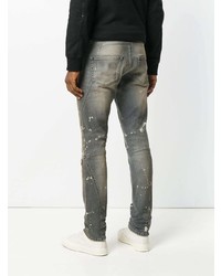 Jean skinny imprimé gris Faith Connexion