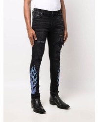 Jean skinny imprimé noir Amiri