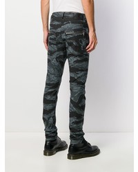 Jean skinny imprimé noir Diesel