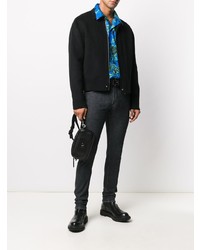 Jean skinny imprimé noir Dondup