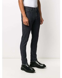 Jean skinny imprimé noir Dondup