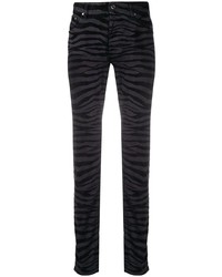 Jean skinny imprimé noir Just Cavalli