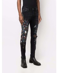 Jean skinny imprimé noir Amiri