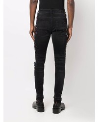 Jean skinny imprimé noir Amiri