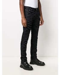 Jean skinny imprimé noir Just Cavalli