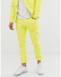 Jean skinny jaune Pull&Bear