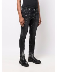 Jean skinny noir purple brand