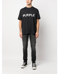 Jean skinny noir purple brand