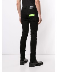 Jean skinny noir VERSACE JEANS COUTURE