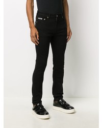 Jean skinny noir VERSACE JEANS COUTURE