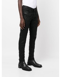 Jean skinny noir purple brand