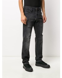 Jean skinny orné gris foncé Philipp Plein