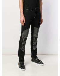 Jean skinny orné noir Philipp Plein