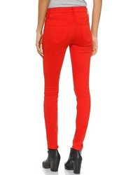 Jean skinny rouge Mother