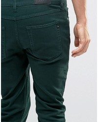 Jean skinny vert foncé Farah