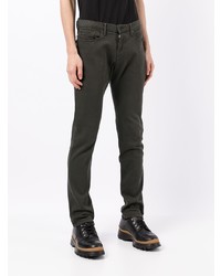 Jean skinny vert foncé Emporio Armani