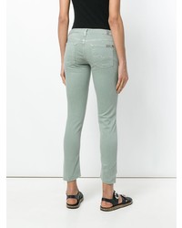 Jean skinny vert menthe 7 For All Mankind
