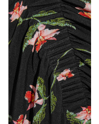 Jupe à fleurs noire Preen by Thornton Bregazzi