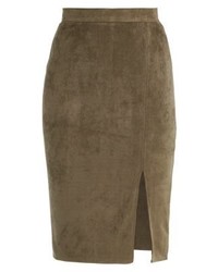 Jupe Crayon Miss Selfridge Bleu Coton Taille 10 - Bouton - Longueur Genou - Occasion