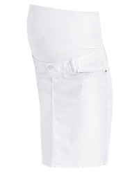 Jupe crayon en denim blanche Esprit