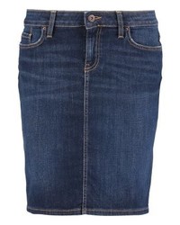Jupe crayon en denim bleu marine Tommy Hilfiger