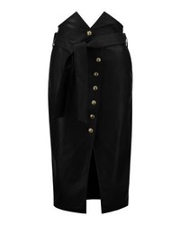 Jupe crayon noire Bardot