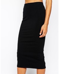 Jupe crayon noire Asos