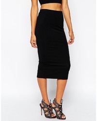 Jupe crayon noire Asos