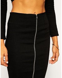 Jupe crayon noire Asos