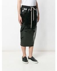 Jupe crayon noire Rick Owens DRKSHDW