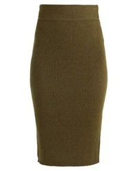 Jupe crayon olive Vero Moda