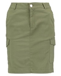Jupe crayon olive Vila
