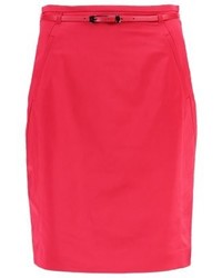Jupe crayon rouge Comma