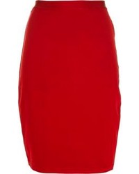 Jupe crayon rouge Jean Paul Gaultier