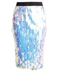 Jupe crayon violet clair River Island