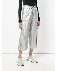 Jupe-culotte argentée MM6 MAISON MARGIELA