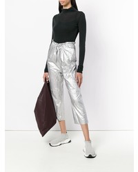 Jupe-culotte argentée MM6 MAISON MARGIELA