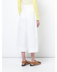 Jupe-culotte blanche Kuho