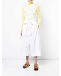 Jupe-culotte blanche Kuho