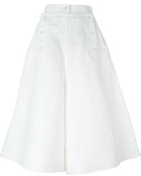 Jupe-culotte blanche Sacai